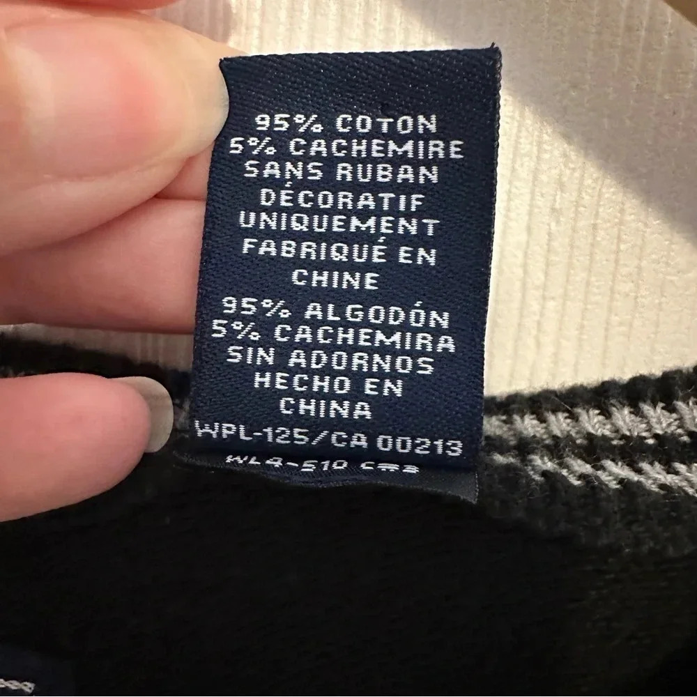 Chaps Sweater Mens Cotton Cashmere Blend Long Sleeve Crewneck Pullover Size XL - Picture 6 of 12